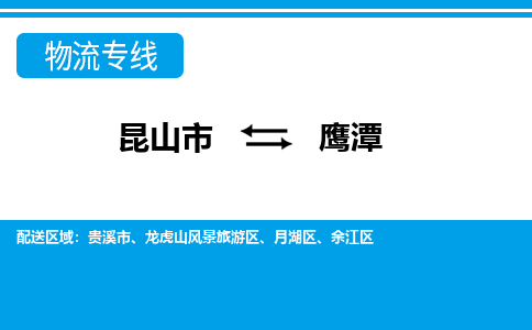 昆山市到鹰潭物流公司|昆山市到鹰潭专线（今日/热点线路）