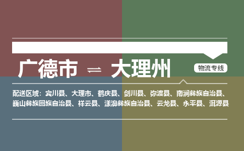 广德市到大理州物流专线-广德市到大理州货运公司