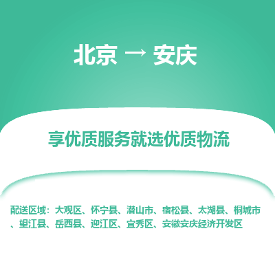 北京到安庆物流专线-北京到安庆物流公司-北京到安庆货运专线