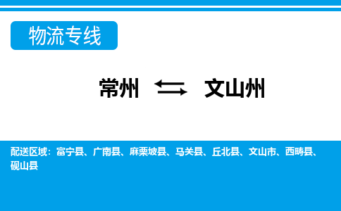 常州到文山州物流公司_常州到文山州货运_常州到文山州物流专线