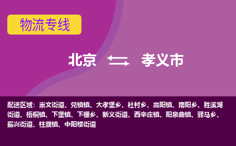 北京到孝义市物流公司专业的北京到孝义市物流专线