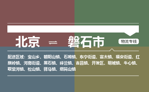 北京到磐石市物流公司专业的北京到磐石市物流专线