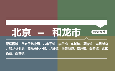 北京到和龙市物流公司专业的北京到和龙市物流专线