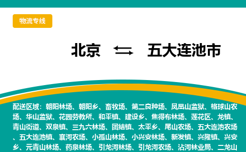 北京到五大连池市物流公司专业的北京到五大连池市物流专线