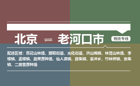 北京到老河口市物流公司专业的北京到老河口市物流专线