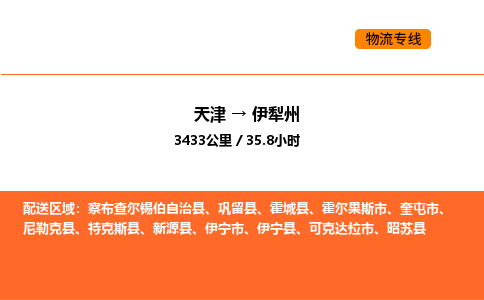 天津到伊犁州物流专线_天津到伊犁州货运公司_天津至伊犁州运输直达专线