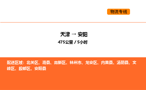 天津到安阳物流专线_天津到安阳货运公司_天津至安阳运输直达专线