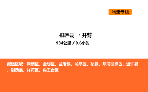 桐庐到开封物流专线-桐庐到开封货运公司-货运专线