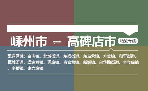 精品专线)嵊州到高碑店市物流专线(直达)嵊州到高碑店市物流公司