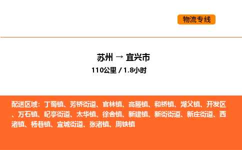 苏州到宜兴市物流专线_苏州到宜兴市货运公司_苏州至鹰潭运输直达专线