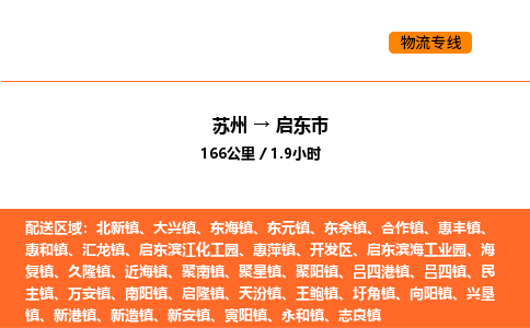 苏州到启东市物流专线_苏州到启东市货运公司_苏州至鹰潭运输直达专线