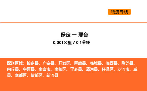 保定到邢台物流公司-保定到邢台货运专线-保定到邢台运输公司