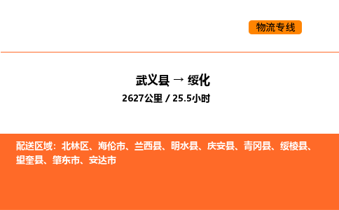 武义县到绥化物流专线公司-掌握实时物流进度