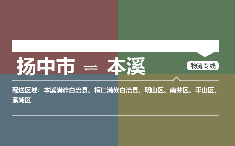 扬中市到本溪物流专线-扬中市至本溪整车零担运输公司
