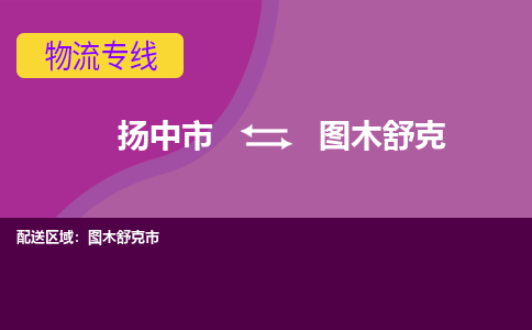 扬中市到图木舒克物流专线-扬中市至图木舒克整车零担运输公司