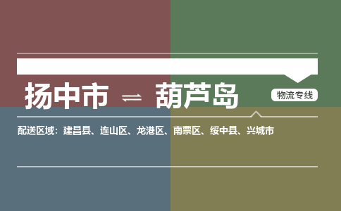 扬中市到葫芦岛物流专线-扬中市至葫芦岛整车零担运输公司