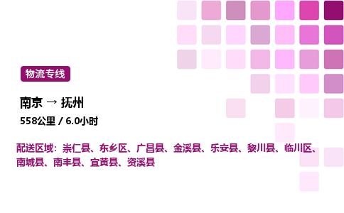 南京到抚州物流专线-南京到抚州物流公司-诚信物流，信誉至上