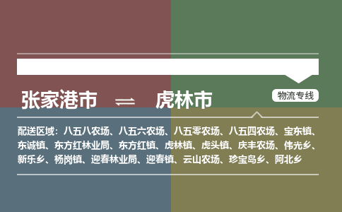 ​张家港市到虎林市物流公司-​张家港市到虎林市物流专线-张家港市到虎林市运输专线
