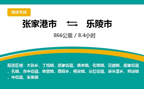 ​张家港市直达到乐陵市物流公司-​张家港市到乐陵市整车零担物流专线