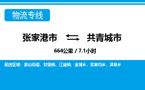 专线直达-​张家港市到共青城市物流公司