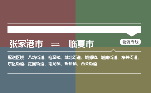 ​张家港市到临夏市物流公司-​张家港市到临夏市物流专线-张家港市到临夏市运输专线